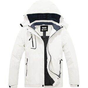 Women's Ski Jacket Waterproof Windproof Snowboard Jacket Warm Hooded Winter Coat